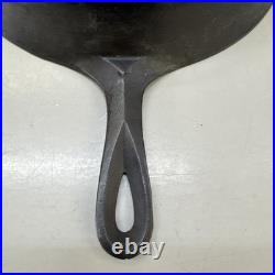 Griswold Erie Logo #10 716A Vintage Cast Iron Skillet With Heat Ring