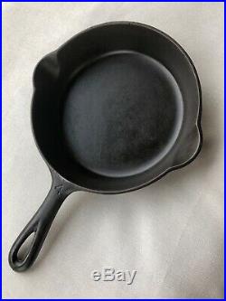 Griswold Erie No. 4 Large Block Logo Cast Iron Skillet 702 Level Clean Smooth