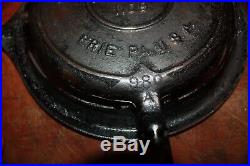 Griswold Erie P. A. Cast Iron Vintage Waffle Maker American #9 Low Base Cookware