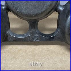 Griswold Erie PA 951 No 12 Cast Iron 11 Cup Gem Baking Pan Slant Logo Rare