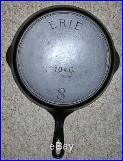 Griswold Erie Seldon #8 (6th Series) Cast Iron Skillet # 704g