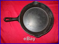 Griswold Erie Spider # 8 cast-iron cookware frying pan used