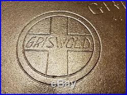 Griswold Griswold's Erie #11 2434 Cast Iron Griddle Slant rare