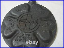 Griswold HEART /STAR #18 Cast Iron Paddles Pat'd May 18, 1920 / July 11, 1922