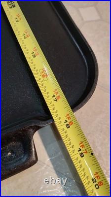 Griswold Iron Mountain #8 1078 Rectangle Long Griddle Rare Collectible Restored