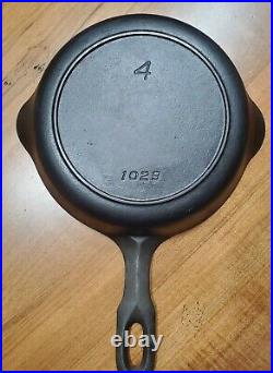 Griswold Iron Mountain No 4 Cast Iron Skillet with Heat Ring