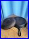 Griswold Iron Skillet #10 (716) With Lid Black Treated(3763HOCM) Erie PA. Antique