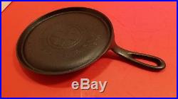 Griswold Large Block Logo Rare No. 6 Cast Iron Handle griddle 606