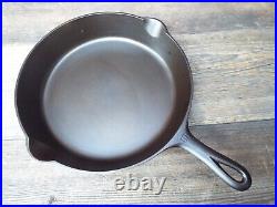 Griswold Large Logo #10, 11-3/4 Cast Iron Skillet with Heat Ring, #716, Restored