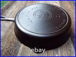 Griswold Large Logo #10, 11-3/4 Cast Iron Skillet with Heat Ring, #716, Restored