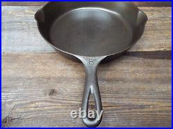 Griswold Large Logo #8, 10-1/2 Smooth Bottom Cast Iron Skillet, #704, Restored