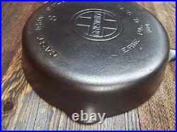 Griswold Large Logo #8, 10-1/2 Smooth Bottom Cast Iron Skillet, #704, Restored