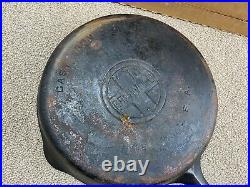 Griswold Large Logo #8, 10-1/2 Smooth Bottom Cast Iron Skillet, #704 VTG