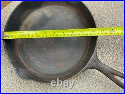 Griswold Large Logo #8, 10-1/2 Smooth Bottom Cast Iron Skillet, #704 VTG