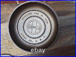 Griswold Large Logo #8, 10-1/2 Tite Top Dutch Oven Set, Restored