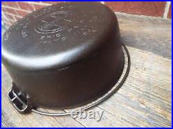 Griswold Large Logo #8, 10-1/2 Tite Top Dutch Oven Set, Restored