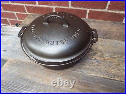 Griswold Large Logo #8, 10-1/2 Tite Top Dutch Oven Set, Restored