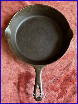 Griswold Lbl #7 701a Cast Iron Skillet-large Block Logo