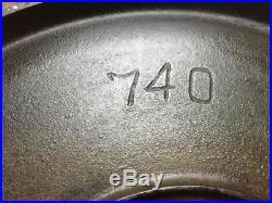 Griswold No 10 740 diamond logo flat cast iron pancake pan hard to find