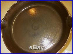 Griswold No. 10 Cast Iron Skillet Large Block Logo with Heat Ring 716 B