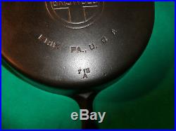 Griswold No. 10 Large Block Logo Cast Iron Skillet 716a