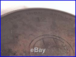 Griswold No. 12 Cast Iron Skillet and Lid