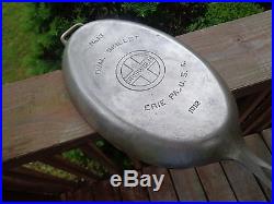 Griswold No. 13 LARGE LOGO Oval Skillet CAST IRON #1012 Very Rare