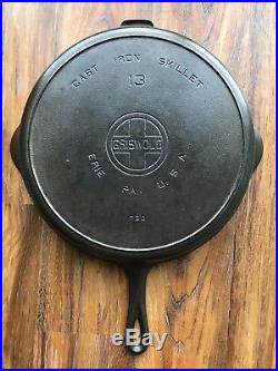 Griswold No. 13 Large Block Logo Skillet Restored