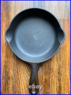 Griswold No. 2 Large Block Logo Cast Iron Skillet P/N 703