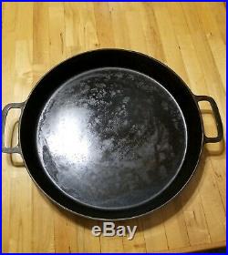 Griswold No 20 Cast Iron Skillet Iron Frying Pan Heat Ring LARGE BLOCK