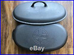 Griswold No. 3 Cast Iron Oval Roaster Restored