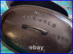 Griswold No. 3 Oval Roaster 643 Pan And 644a LID