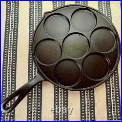 Griswold No. 34 Cast Iron Plett Skillet Swedish Pancakes 2980 A