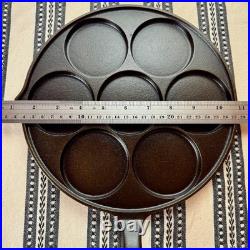 Griswold No. 34 Cast Iron Plett Skillet Swedish Pancakes 2980 A