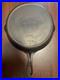 Griswold No. 8 704 Erie Cast Iron Frying Pan Skillet Round Long Handle