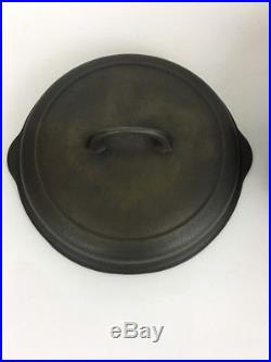 Griswold No 8 Cast Iron Skillet 777B Small Logo Chicken Fryer 1098C Dome Lid