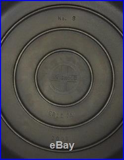 Griswold No 8 Cast Iron Skillet 777B Small Logo Chicken Fryer 1098C Dome Lid