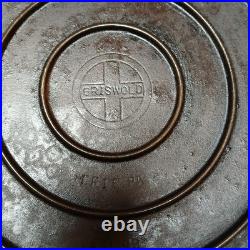 Griswold No. 8 Small Block Logo High Dome Cast Iron Skillet Cover