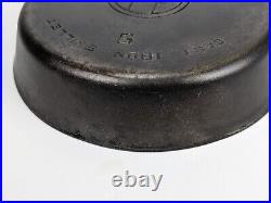 Griswold No. 9 Cast Iron Skillet 710F Clean, No Seasoning block logo large