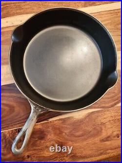 Griswold No. 9 Cast Iron Skillet, Plated, Large Block Logo, 710, Fully Restored