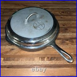 Griswold No. 9 Cast Iron Skillet with Self Basting Lid #778 / #1099 Chrome Finish