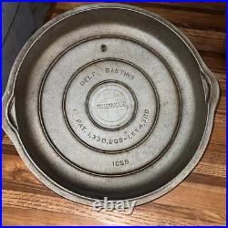Griswold No. 9 Cast Iron Skillet with Self Basting Lid #778 / #1099 Chrome Finish