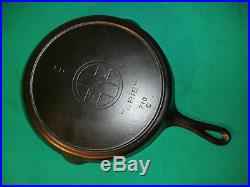Griswold No. 9 Large Slant Logo Cast Iron Skillet With Heat Ring Cleaned