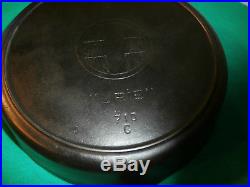 Griswold No. 9 Large Slant Logo Cast Iron Skillet With Heat Ring Cleaned