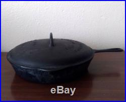 Griswold No 9 Skillet 710with Self Basting Lid 469 Erie, Pa USA Large Logo A+