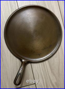 Griswold No 9 Small Block Logo Griddle Cast Iron Skillet Fully Restored Flat