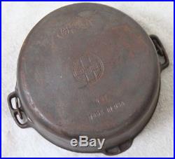 Griswold Pot Vintage Wagnerware 5 Quart Cast Iron Bail Handle Steam Lid Camping