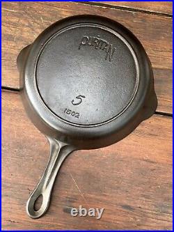 Griswold Puritan Matching Cast Iron Skillet Set 3,5,7,8