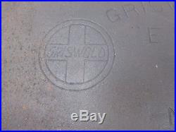 Griswold Rare Erie Cast Iron Long Griddle #11Early 1900s #2434 Very Good
