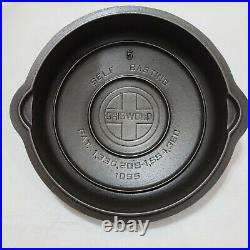 Griswold Restored #5 High Dome Skillet Lid 1095 Excellent